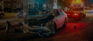 smashed car on street - is it worth getting a car accident lawyer? how to choose a car accident attorney?